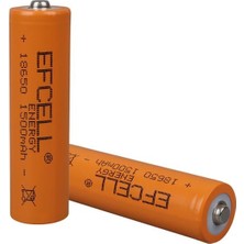 3.7 Volt Mah Edilebilir Li-Ion 18650 Başlıklı