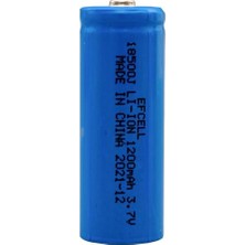 3.7 Volt Mah 18500 Başlıklı