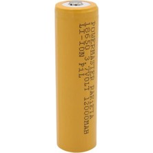 PM-9599 Rakieta 3.7 Volt 1200MAH 18650 Başlıklı Edilebilir Lityum (Tekli)