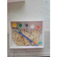 Hayvanlar2 Ahşap Boyama Kiti