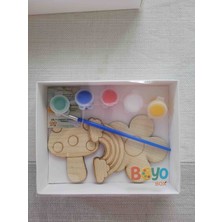 Doğa eğlenceli Ahşap Boyama seti