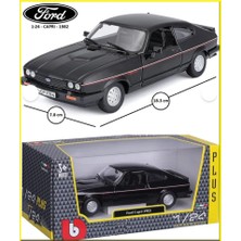 Burago Plus Ford Capri 1982 1:24 Ölçek Metal Model Araba  Nostalji Koleksiyonluk