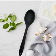 Yanmaz Yapışmaz Silikon Kaşık Antrasit