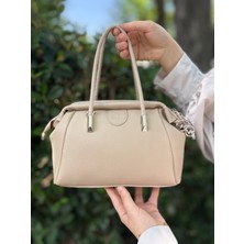 Nçs Kadın Yumuşak Deri Dokulu Şık ve Kullanışlı Kadın El &omuz Çantası (24X17CM)