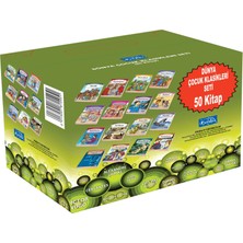 Parıltı Dünya Çocuk Klasikleri Seti Kutulu 50 Kitap