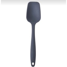 Yanmaz Yapışmaz Silikon Spatula Antrasit Renk