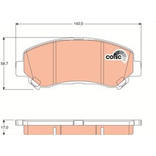 Trw GDB3467 - Ön Balata Qashqaı 1.5 Dci-1.6-2.0-2.0 Dci 07 Xtraıl 2.0-2.0 Dci-2.5 07 Koleos 2.0 Dcı 08