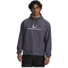 Under Armour 6003864 Ua Unstoppable Wvn Hoodie Gri Erkek Sweatshirt
