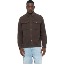 Timberland TB0A44TN Corduroy Collar Utility Over Gömlek Kahverengi Erkek Gömlek