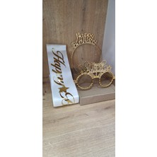 Dogum Günü Taç Kuşak Gözlük