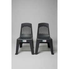 Ceren Çocuk Koltuğu 2 Adet (Koyu Gri)