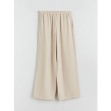 Lc Waikiki Yeni Sezon Beli Lastikli Geniş Paça Kadın Pantolon