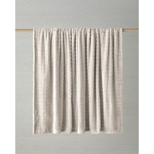 English Home Glance Bubble Pelüş Çift Kişilik Battaniye 200x220 cm Krem