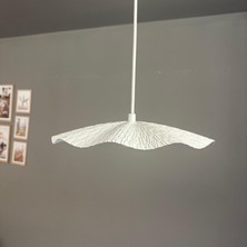 Teyra Beyaz Tekli Avize Sarkıt Lamba Restoran Salon Aydınlatma