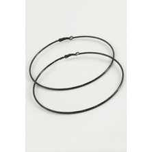 Noktalı Metal Halka Küpe 8-9-10 cm