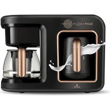 AyrStore Karaca Hatır Plus Mod 5 In 1 Essential Kahve Makinesi Black Copper