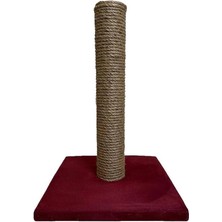 Çubuk Kedi Tırmalama Tahtası 40 cm (Bordo)
