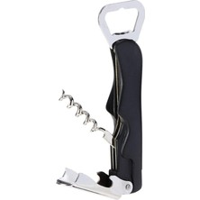 3 Fonksiyonlu Açacak Tirbüşon Seti-Siyah-Paslanmaz