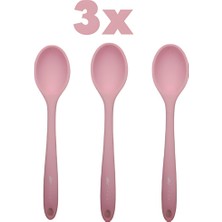 Ivory Silikon Sos-Tatlı Kaşığı 3 Adet Kaşık Seti (20CM)