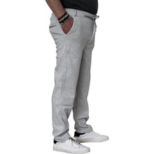 Erkek Battal Büyük Beden Bel Kemerli Kordonlu Lastikli 3 Cepli Duble Paça Pike Kumaş Spor Model Bol Rahat Kalıp Jogger Pantolon