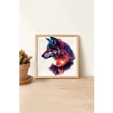 Ahşap Çerçeveli Mdf Kare Tek Tablo (Kendi Tablo Setinizi Oluşturacağınız Liste) Doğa 23 x 23 Çerçeveli TX1116