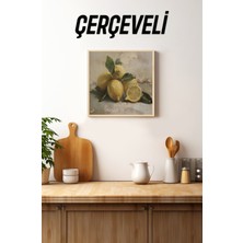 Ahşap Çerçeveli Mdf Kare Tek Tablo (Kendi Tablo Setinizi Oluşturacağınız Liste) MUTFAK04 23 x 23 Çerçeveli TX1107