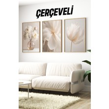 Ahşap Çerçeveli Mdf Tablo Seti Salon ve Oturma Odası Için ÇT3086 23 x 32