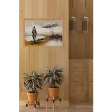 Ahşap Çerçeveli Mdf Tek Tablo Afrika Dekoru Tablo (Kendi Tablo Setinizi Oluşturacağınız Liste) 23 x 32 Çerçeveli 1004