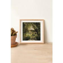 Ahşap Çerçeveli Mdf Kare Tek Tablo (Kendi Tablo Setinizi Oluşturacağınız Liste) TX1005 23 x 23