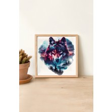 Ahşap Çerçeveli Mdf Kare Tek Tablo (Kendi Tablo Setinizi Oluşturacağınız Liste) Doğa 23 x 23 Çerçeveli TX1117