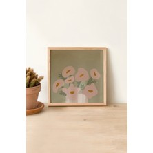 Ahşap Çerçeveli Mdf Kare Tek Tablo (Kendi Tablo Setinizi Oluşturacağınız Liste) TX1015 23 x 23
