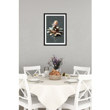 Notpa Tek Tablo Çerçeve Görünümlü Ahşap Duvar Tablosu A4 21 x 29.7 A4-28