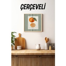 Ahşap Çerçeveli Mdf Kare Tek Tablo (Kendi Tablo Setinizi Oluşturacağınız Liste) Mutfak 23 x 23 Çerçeveli TX1062