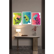 Dekorize Mdf 3 Parça 3 mm Çerçeve Görünümlü Bohem Tablo 3027 13 x 17