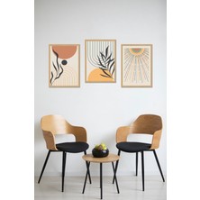 Notpa Dekorize Mdf 3 Parça 3 mm Çerçeve Görünümlü Bohem Tablo  3017 13 x 17