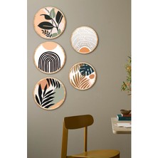 Dekorize Mdf 5 Parça Çerçeve Görünümlü Tablo Set 5011 50 x 70