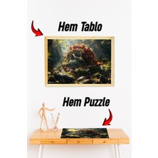 Ahşap Çerçeveli Puzzle - Tablo Hthp - 010 23 x 32 120 Parça