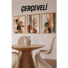 🖼️ Modern Çizgilerle Dekore Edilmiş 3’lü Tablo Seti – Uv Baskılı CRV1066 23 x 32