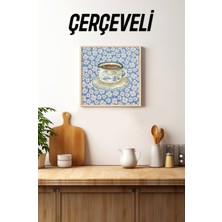 Ahşap Çerçeveli Mdf Kare Tek Tablo (Kendi Tablo Setinizi Oluşturacağınız Liste) MUTFAK03 23 x 23 Çerçeveli TX1102