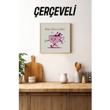 Ahşap Çerçeveli Mdf Kare Tek Tablo (Kendi Tablo Setinizi Oluşturacağınız Liste) MUTFAK04 23 x 23 Çerçeveli TX1110