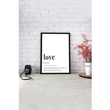 Notpa Tek Tablo Çerçeve Görünümlü Ahşap Duvar Tablosu A4 21 x 29.7 A4-23