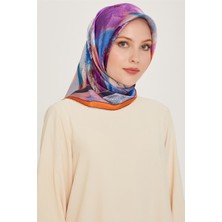 Armine Soyut Desenli Twill Saf Ipek Eşarp 9240D 31