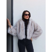 Çıtçıtlı Kapüşon Kürk