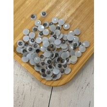 10 mm Oynar Göz Siyah 50 Çift