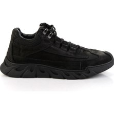 Siyah Hakiki Deri Erkek Casual Ayakkabı E01900240101