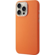 Fuchsia iPhone 14 Pro ile Uyumlu HBC-255 Viyana Kapak - Turuncu