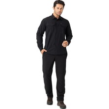 Crozwise Outdoor Kalın Erkek Alt Eşofman 2242 Siyah