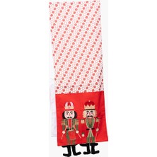 Jc Kırmızı, Beyaz Nutcracker Runner 180CM