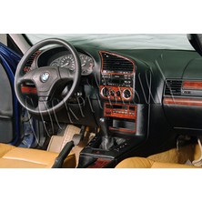 Bmw 3 E36 Konsol-Alüminyum Kaplama 1991-1998 20 Parça Maun