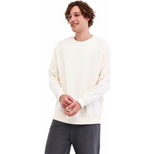 Lumberjack 5W MB SN75 C Neck Sw 5pr Bej Erkek Sweatshirt A102033512